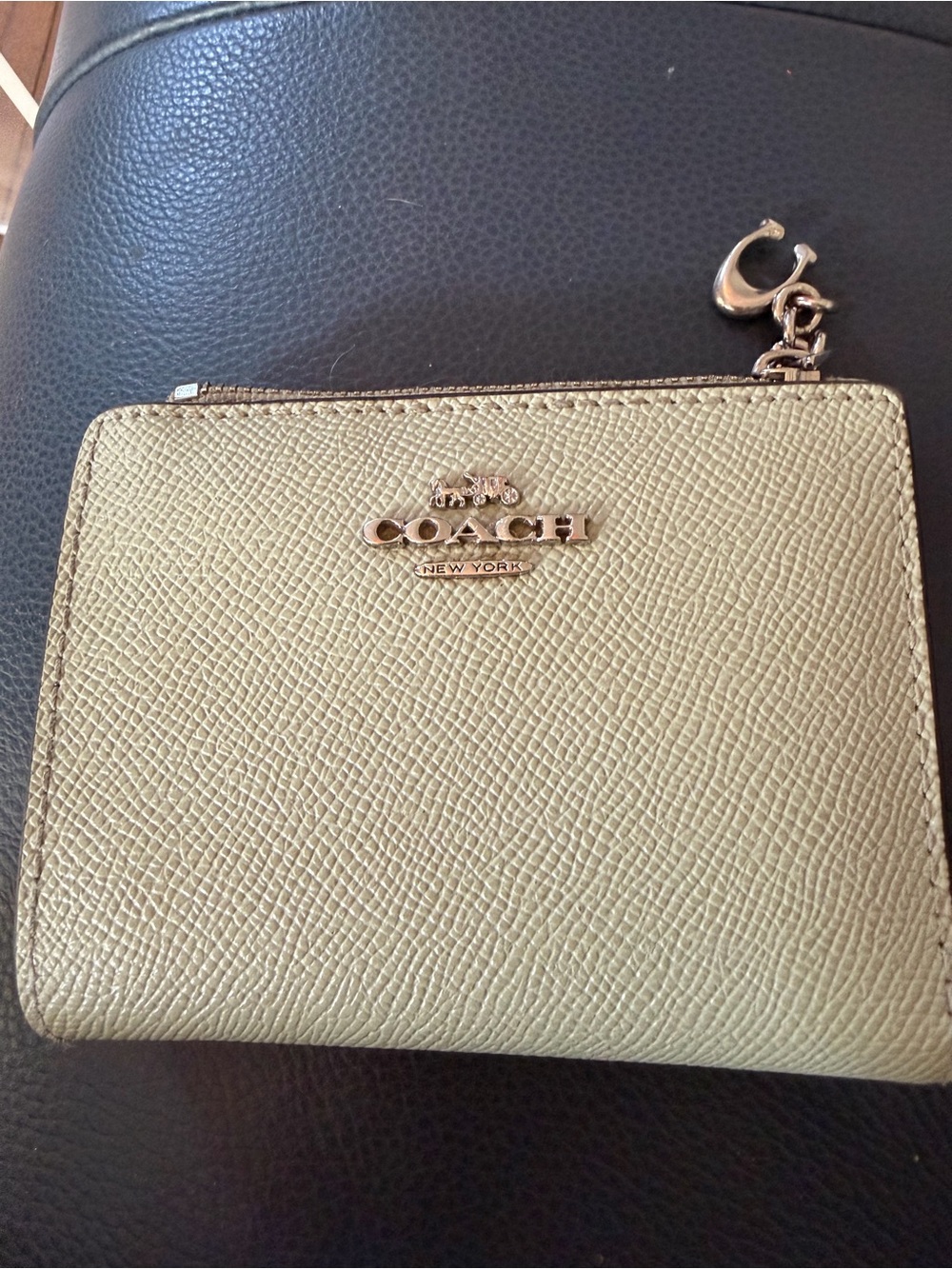 COACH Mint Green Snap  Wallet